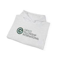 Unisex Heavy Blend™ Hooded Sweatshirt with Embroidered Color Logo