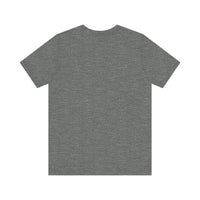 Unisex Jersey Short Sleeve Tee with Black Logo