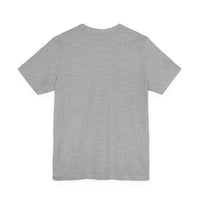 Unisex Jersey Short Sleeve Tee with Black Logo