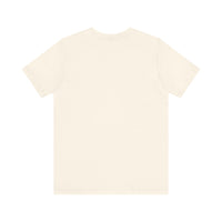 Unisex Jersey Short Sleeve Tee with Black Logo