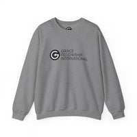 Heavy Blend™ Crewneck Sweatshirt with Black Logo