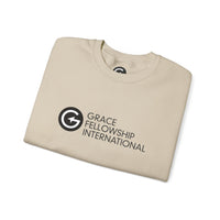 Heavy Blend™ Crewneck Sweatshirt with Black Logo