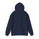 Unisex Heavy Blend™ Hooded Sweatshirt with Embroidered White Logo