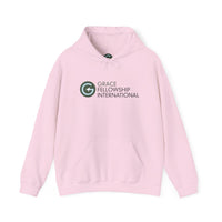 Unisex Heavy Blend™ Hooded Sweatshirt with Embroidered Color Logo