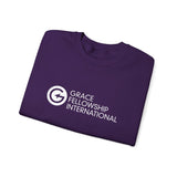 Heavy Blend™ Crewneck Sweatshirt with White Logo