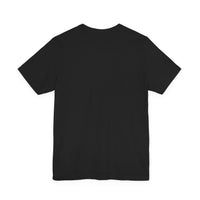 Unisex Jersey Short Sleeve Tee with White Logo