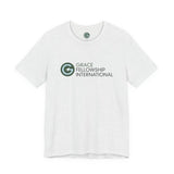 Unisex Jersey Short Sleeve Tee with Color Logo