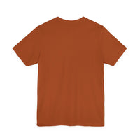 Unisex Jersey Short Sleeve Tee with White Logo
