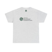 Unisex Heavy Cotton Tee with Color Logo