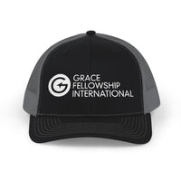 Embroidered Snapback Trucker Cap