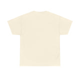 Unisex Heavy Cotton Tee with Black Logo