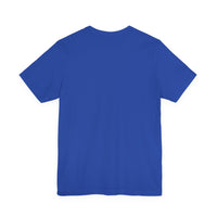 Unisex Jersey Short Sleeve Tee with Black Logo