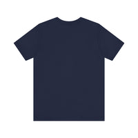 Unisex Jersey Short Sleeve Tee with White Logo