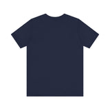 Unisex Jersey Short Sleeve Tee with White Logo