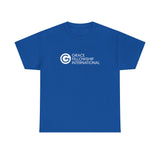 Unisex Heavy Cotton Tee with White Logo