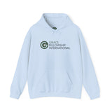 Unisex Heavy Blend™ Hooded Sweatshirt with Embroidered Color Logo