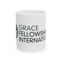 11 oz Ceramic Mug with Color Logo