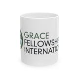 11 oz Ceramic Mug with Color Logo