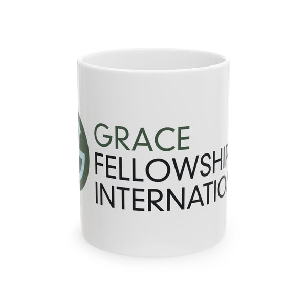 11 oz Ceramic Mug with Color Logo