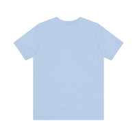 Unisex Jersey Short Sleeve Tee with Color Logo