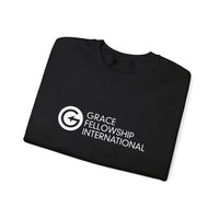 Heavy Blend™ Crewneck Sweatshirt with White Logo