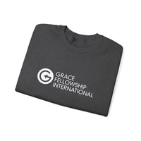 Heavy Blend™ Crewneck Sweatshirt with White Logo
