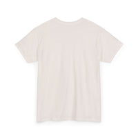 Unisex Heavy Cotton Tee with Black Logo