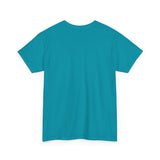 Unisex Heavy Cotton Tee with Black Logo