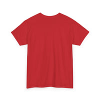 Unisex Heavy Cotton Tee with Black Logo