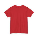 Unisex Heavy Cotton Tee with Black Logo