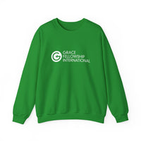 Heavy Blend™ Crewneck Sweatshirt with White Logo