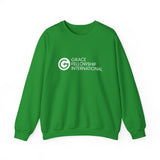 Heavy Blend™ Crewneck Sweatshirt with White Logo