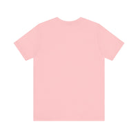 Unisex Jersey Short Sleeve Tee with Black Logo