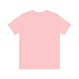 Unisex Jersey Short Sleeve Tee with Black Logo