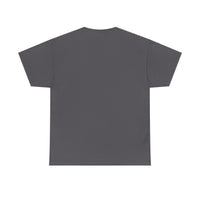 Unisex Heavy Cotton Tee with White Logo