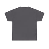 Unisex Heavy Cotton Tee with White Logo
