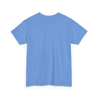 Unisex Heavy Cotton Tee with White Logo