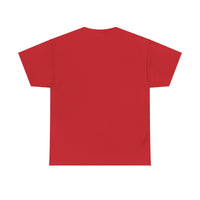 Unisex Heavy Cotton Tee with Black Logo