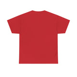 Unisex Heavy Cotton Tee with Black Logo