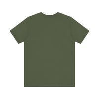 Unisex Jersey Short Sleeve Tee with Black Logo