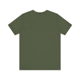 Unisex Jersey Short Sleeve Tee with Black Logo