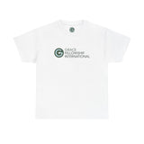 Unisex Heavy Cotton Tee with Color Logo