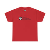 Unisex Heavy Cotton Tee with Black Logo