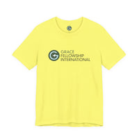 Unisex Jersey Short Sleeve Tee with Color Logo