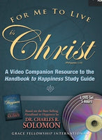 For Me to Live is Christ DVD Album